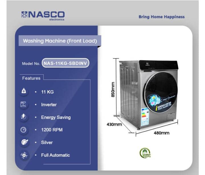 Best Price for Nasco Front Load Full Auto Washer in Ghana