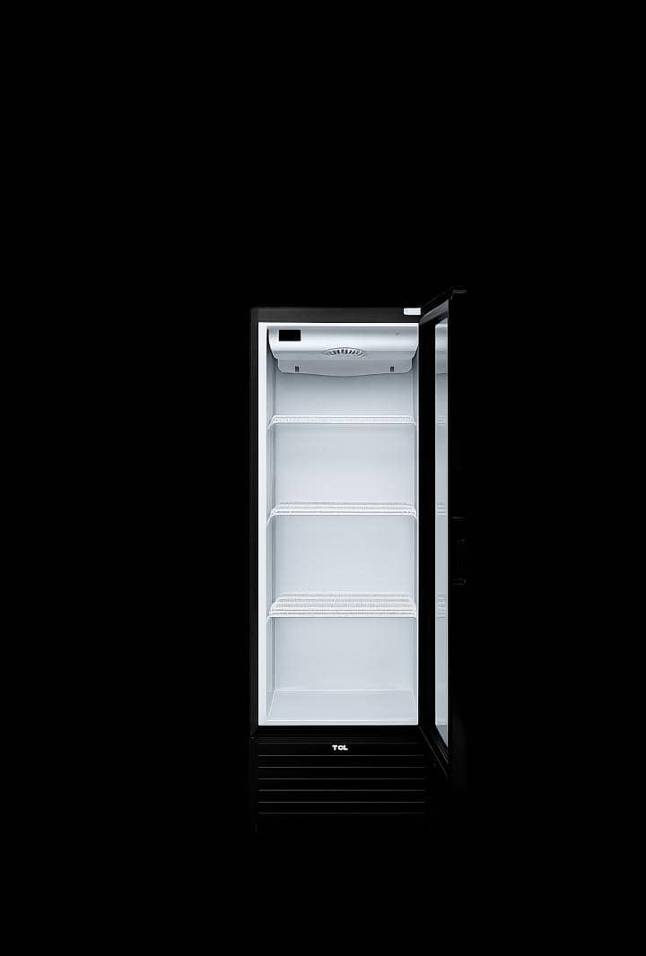 TCL 325L Double Door Display Fridge – Bigger Space, Brighter Showcase