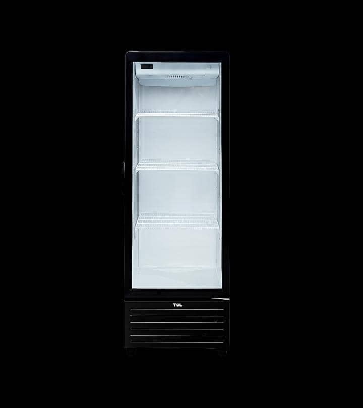 TCL 325L Double Door Display Fridge – Bigger Space, Brighter Showcase