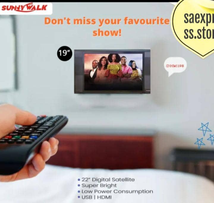 Sunnywalk 19″ HD LED TV – Clear, Bright & Easy to Use