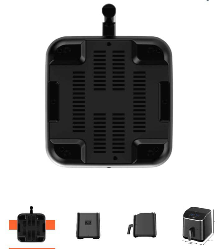 Midea 5L 1700W Digital Air Fryer – Oil-Free, Fast Air Tech, Dual Cyclon, Energy Saving [MF-CN55K]