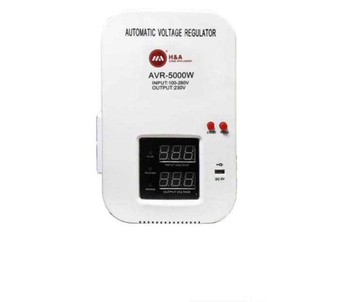 H&A 5000W Digital Wall-Mounted Voltage Regulator Stabilizer [H&A-WM-5000W