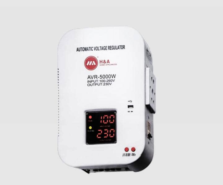 H&A 5000W Digital Wall-Mounted Voltage Regulator Stabilizer [H&A-WM-5000W
