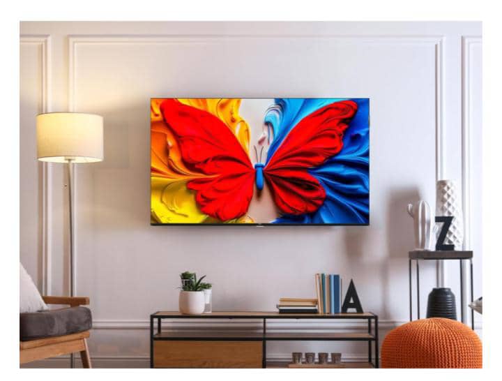 TCL 32″ 2K Full HD Smart QLED Direct LED Android Smart HDR Bezel-less TV (2025)| Immersive Dolby Audio, Bluetooth, Slim Design [32S5K]